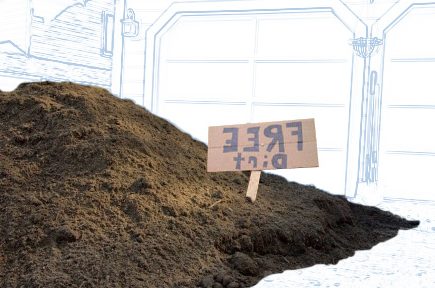 how do i remove dirt from my yard